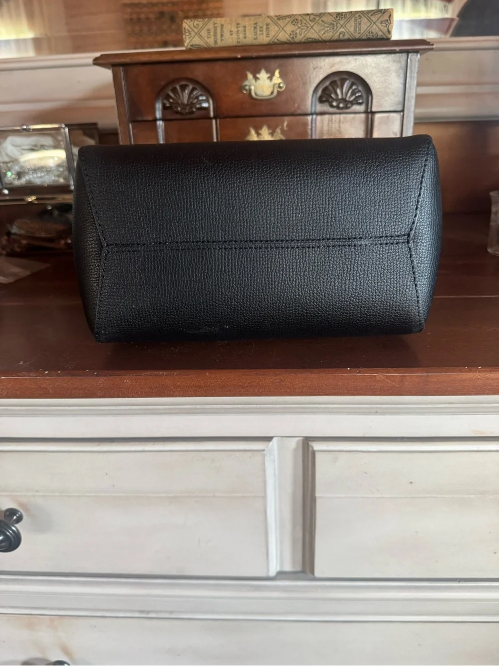 The cutest small Kate Spade Black Structured Top-Handle Bag